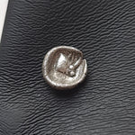 #N244# Anonymous silver Greek Tetartemorion coin, Unknown Carian Mint, 500-400 BC