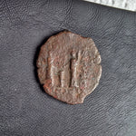 #N842# Rare Greek Seleucid bronze coin of King Demetrios II, minted between 146-139 BC