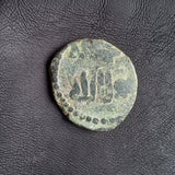 #N849# Anonymous copper Umayyad Fals coin from Spain 711-750 AD