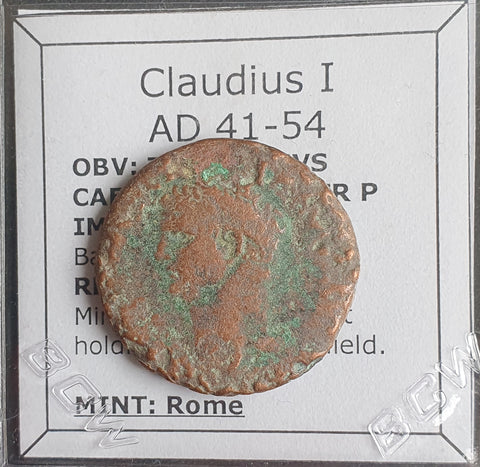 #N336# Roman Ae As coin of Claudius I from 41-42 AD