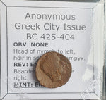 #N923# Anonymous Sicilian Greek coin from Entella, 425-404 BC