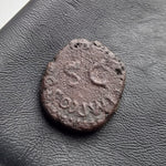 #N461# Roman quadrans bronze coin of Claudius I from 41 AD