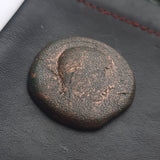 #N592# Large Iberian Greek City Issue Bronze Coin of Castulo from 180-25 BC