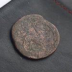 #N592# Large Iberian Greek City Issue Bronze Coin of Castulo from 180-25 BC