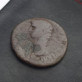 #N459# Roman Ae As coin of Claudius I from 41-42 AD
