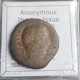 #N592# Large Iberian Greek City Issue Bronze Coin of Castulo from 180-25 BC