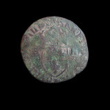 #L796# French silver fouree Douzain coin of Henry III/IV from 1574-1610 AD