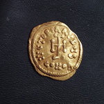 Byzantine gold coin of Constans II from 641-688 AD