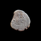 #o108# Roman silver denarius coin of Antoninus Pius from 156-158 AD