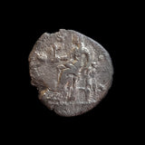 #o077# Roman silver denarius coin of Faustina II from 161-175 AD