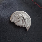 #o076# Roman silver denarius coin of Faustina II from 161-175 AD