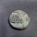 #N858# Anonymous copper Umayyad Fals coin from Spain 711-750 AD