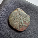 #N966# Anonymous Iberian Greek City Issue Bronze Coin of Cordoba from 75-25 BC