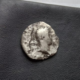 #o099# Roman silver denarius coin of Domitian from 77-78 AD