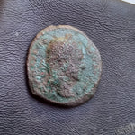 #M891# Roman provincal bronze coin of Caracalla, minted between 197-217 AD.