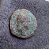 #M891# Roman provincal bronze coin of Caracalla, minted between 197-217 AD.