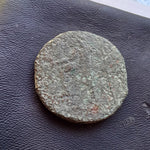 #N603# Anonymous Iberian Greek City Issue Bronze Coin of Carteia from 44-1 BC