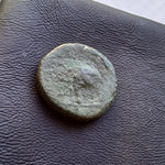#L740# Greek bronze coin from Seleucid King Antiochus III, 222-187 BC