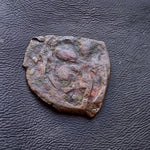 #e352# Mamluk Fals coin of Sultan Al-Mansur Ali II of Egypt 1377-1381 AD