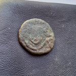 #e262# Anonymous Umayyad Fals coin from al-Ramla ca. 735-750