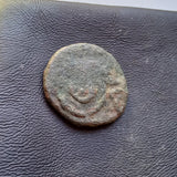 #e262# Anonymous Umayyad Fals coin from al-Ramla ca. 735-750