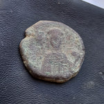 #M194# Byzantine Tetarteron coin of Manuel I from 1152-1160 AD