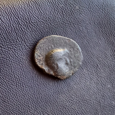#e036# Greek bronze coin from Seleucid King Antiochus III, 222-187 BC