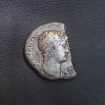 #F291# Roman silver denarius coin of Hadrian from 124-128 AD