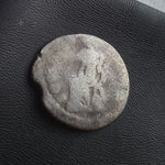 #o307# Roman silver denarius coin of Faustina II from 154-156 AD