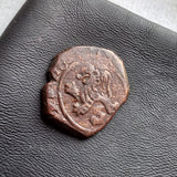 #o263# Spanish Medieval 4 maravedis coin of Philip IV from 1621-1626 AD