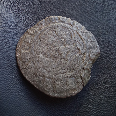 #N769# Spanish Blanca coin of Henry IV from 1462-1471 AD