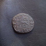 #o214# Spanish Castile dinero coin of Alfonso X from 1281 AD