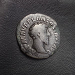 #M927# Roman silver fouree denarius coin of Marcus Aurelius from 161 AD