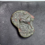 #N597# Anonymous Iberian Greek City Issue Bronze Coin of Castulo from 200-100 BC