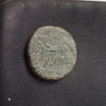 #L039# Anonymous copper Umayyad Fals coin from Spain 711-750 AD