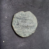 #L031# Anonymous Umayyad Fals copper coin from 750-850 AD