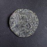 #o366# Spanish Blanca coin of Henry IV from 1471-1474 AD