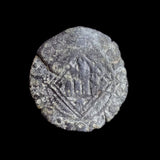 #o366# Spanish Blanca coin of Henry IV from 1471-1474 AD