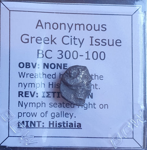 #e406# Anonymous silver Greek city issue Tetrobol from Histiaia, 300-100 BC