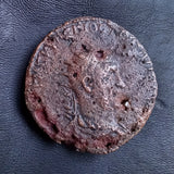 #o398# Rare Roman bronze provincial coin of Trajan Decius, 249-251 AD (Rhesaena)