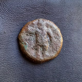 #N658# Anonymous Iberian Greek City Issue Bronze Coin of Ebusus (Ibiza) from 300-200 BC