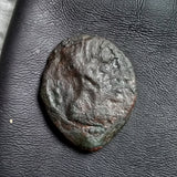 #N969# Anonymous Iberian Greek City Issue Bronze Coin of Cordoba from 75-25 BC