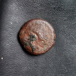 #N985# Anonymous Greek Bronze Coin Minted in the city of Carthage (400-350 BC)