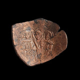 #M340# Byzantine Trachy coin of Manuel I from 1143-1180 AD (Constantinople)