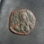 #h959# Byzantine Follis coin of Basil II from 976-1025 AD (Constantinople)