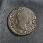 #N856# Spanish Medieval 8 maravedis coin of Ferdinand VII from 1816 AD