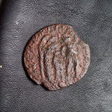 #o572# Rare Roman Bronze coin issued by Constans II from 348-350 AD