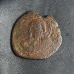 #L967# Byzantine Follis coin of Basil II from 1020-1028 AD (Constantinople)