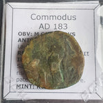 #N792# Roman bronze AE Sestertius coin of Commodus from 183 AD