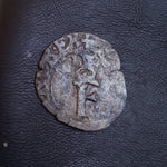 #o201# French billon Liard coin of Francis I from 1541-1547 AD